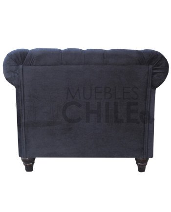 Sillón Chesterfield 1 Cuerpo Felpa – Sillón Clásico Elegante y Resistente