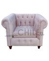 Sillón Chesterfield 1 Cuerpo Felpa – Sillón Clásico Elegante y Resistente