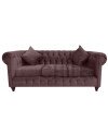 Sofá Chesterfield 3 Cuerpos en felpa – Sofá Capitone Elegante y Resistente