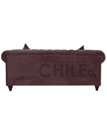 Sofá Chesterfield 3 Cuerpos en felpa – Sofá Capitone Elegante y Resistente