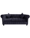 Sofá Chesterfield 3 Cuerpos en felpa – Sofá Capitone Elegante y Resistente