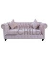 Sofá Chesterfield 3 Cuerpos en felpa – Sofá Capitone Elegante y Resistente