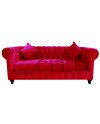 Sofá Chesterfield 3 Cuerpos en felpa – Sofá Capitone Elegante y Resistente
