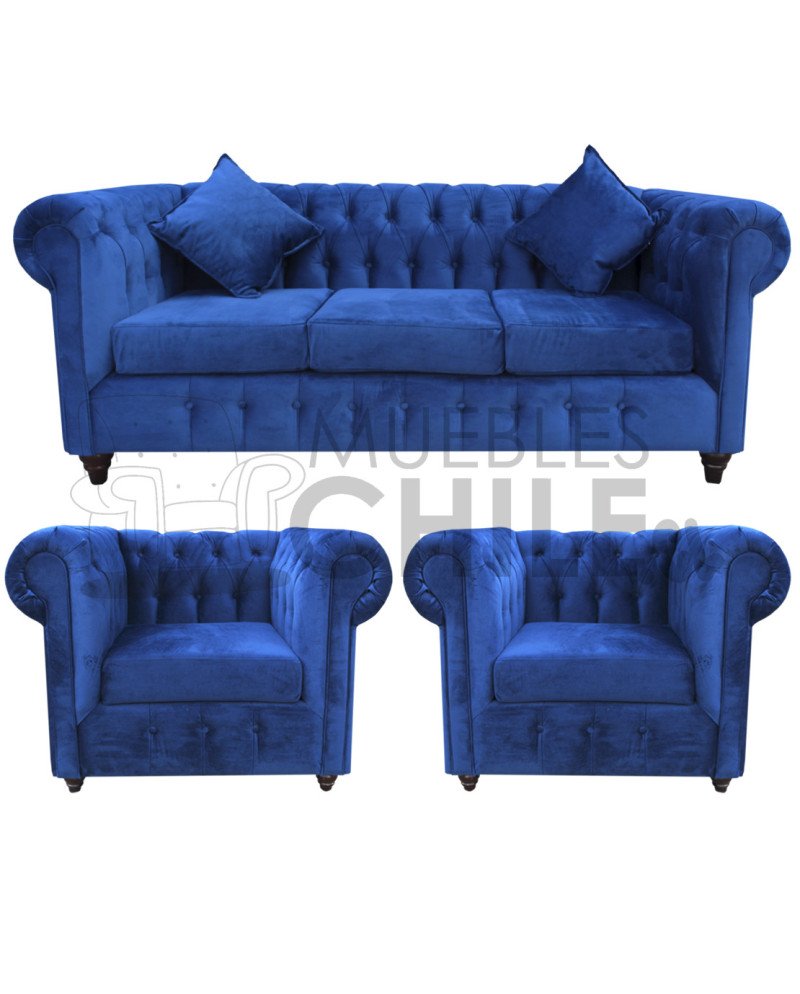 LIVING CHESTERFIELD 3-1-1 FELPA