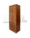 Ropero Clóset Rústico 80cm en Pino y Terciado | Muebles Chile