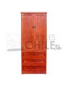 Ropero Clóset Rústico 80cm en Pino y Terciado | Muebles Chile