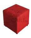 Pouf Doble Punto Felpa – Asiento Tapizado en Felpa Suave y Resistente