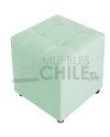 Pouf Doble Punto Felpa – Asiento Tapizado en Felpa Suave y Resistente