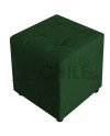 Pouf Doble Punto Felpa – Asiento Tapizado en Felpa Suave y Resistente