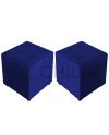 Pouf Doble Punto Felpa x2 – Set de Pouf Tapizado en Felpa de Alta Resistencia