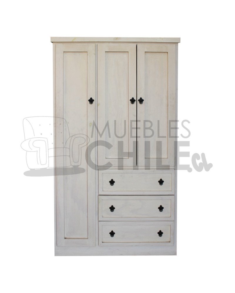 Ropero Clóset Vintage 110cm Pintado | Muebles Chile