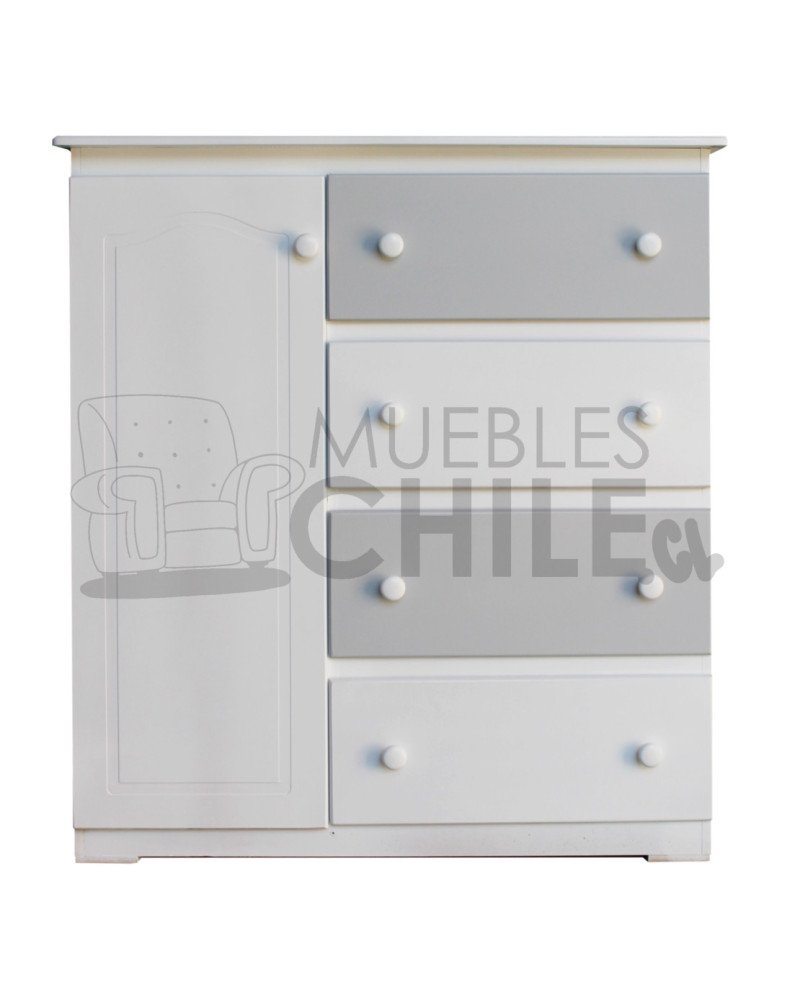 Cómoda Infantil Pintada en MDF – Muebles Chile