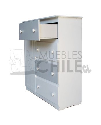 Cómoda Infantil Pintada en MDF – Muebles Chile