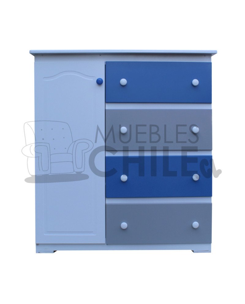 Cómoda Infantil Pintada en MDF – Muebles Chile