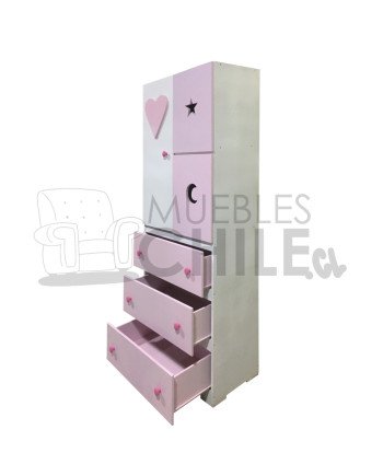Ropero Infantil Pintada en MDF – Muebles Chile