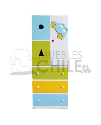 Ropoero Infantil Pintada en MDF – Muebles Chile