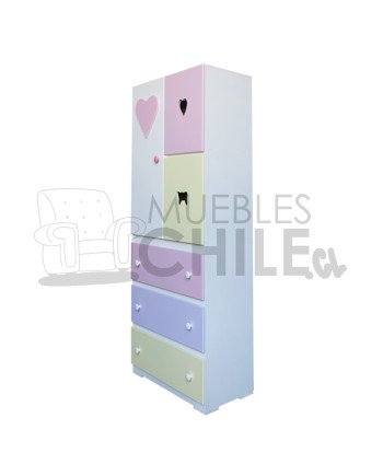 Ropero Infantil Pintada en MDF – Muebles Chile