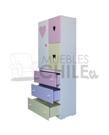 Ropero Infantil Pintada en MDF – Muebles Chile