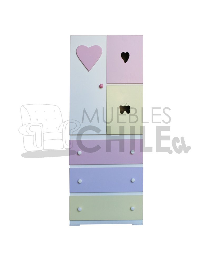 Ropero Infantil Pintada en MDF – Muebles Chile