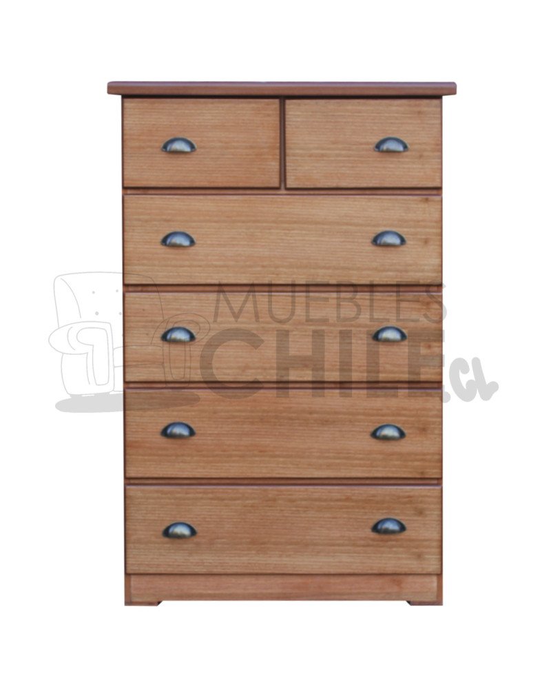Cajonera Rústica en Pino y Terciado – Muebles Chile
