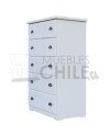 Cómoda Rústica en Pino y Terciado – Muebles Chile