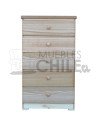 Cómoda Rústica en Pino y Terciado – Muebles Chile