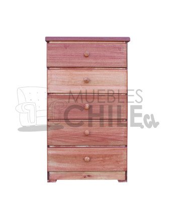 Cómoda Rústica en Pino y Terciado – Muebles Chile