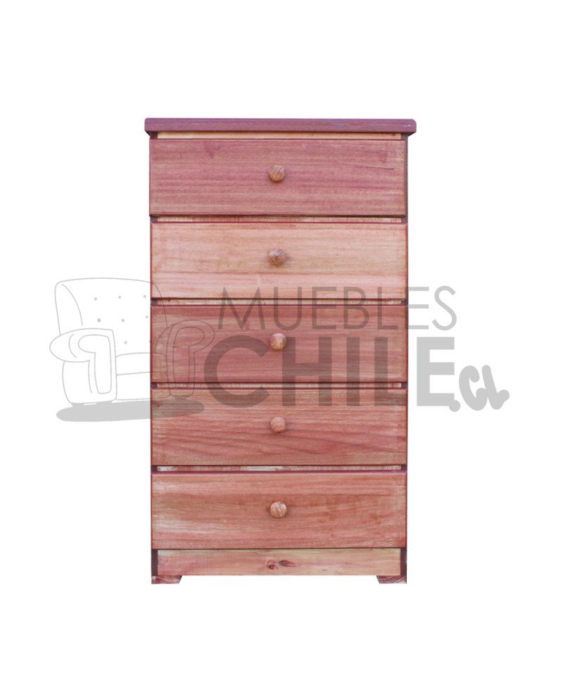 Cómoda Rústica en Pino y Terciado – Muebles Chile