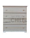 Cómoda Rústica en Pino y Terciado – Muebles Chile