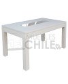 MESA COMEDOR PINTADA 160CMx90CM VIDRIO