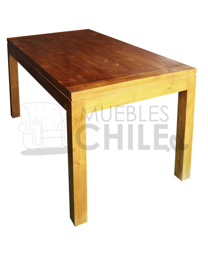 MESA COMEDOR RUSTICA 160X90CM MADERA LISA