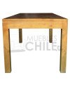 MESA COMEDOR RUSTICA 160X90CM MADERA LISA