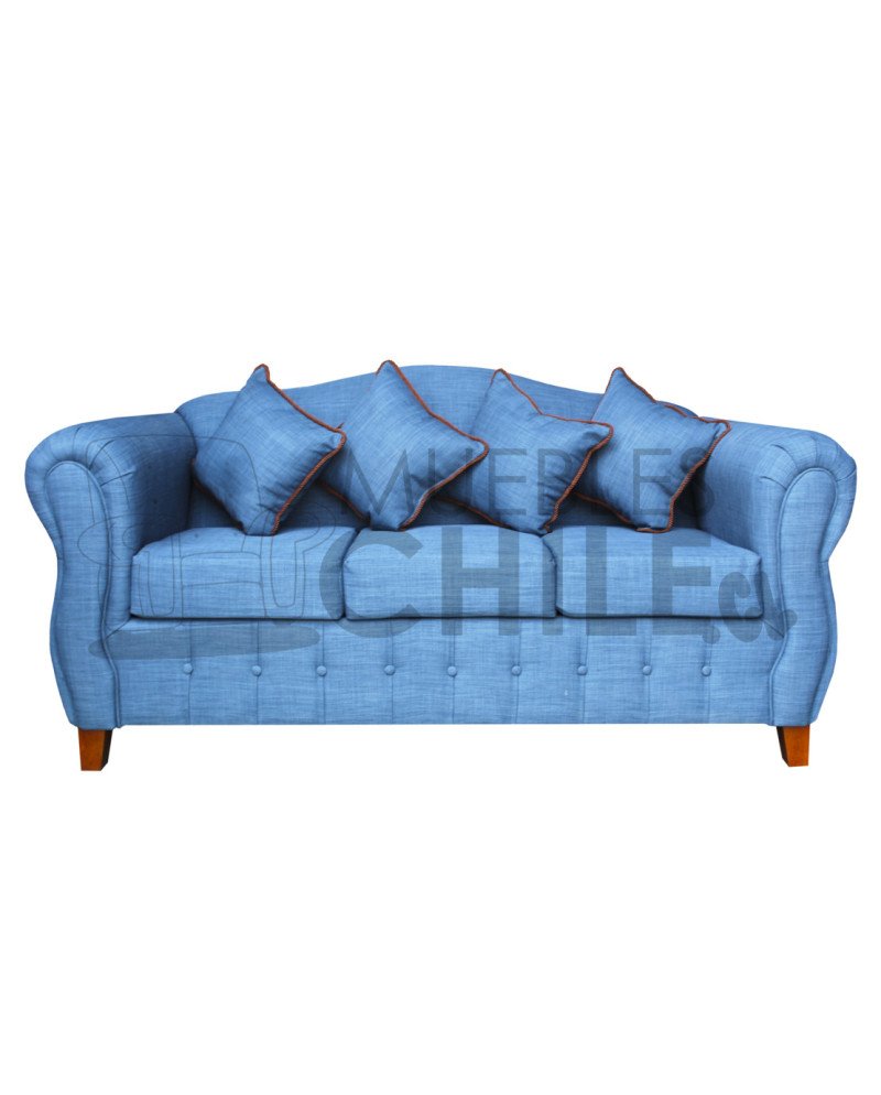 SOFA REINA ANA 3 CUERPOS LINO
