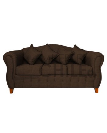 SOFA REINA ANA 3 CUERPOS LINO