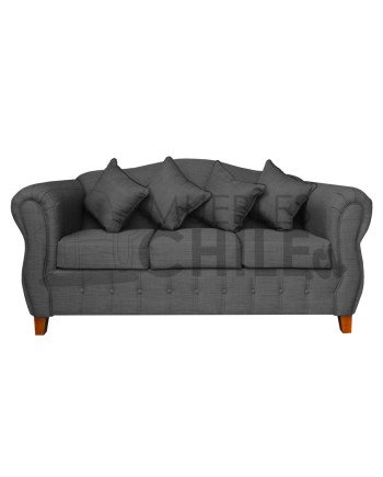 SOFA REINA ANA 3 CUERPOS LINO