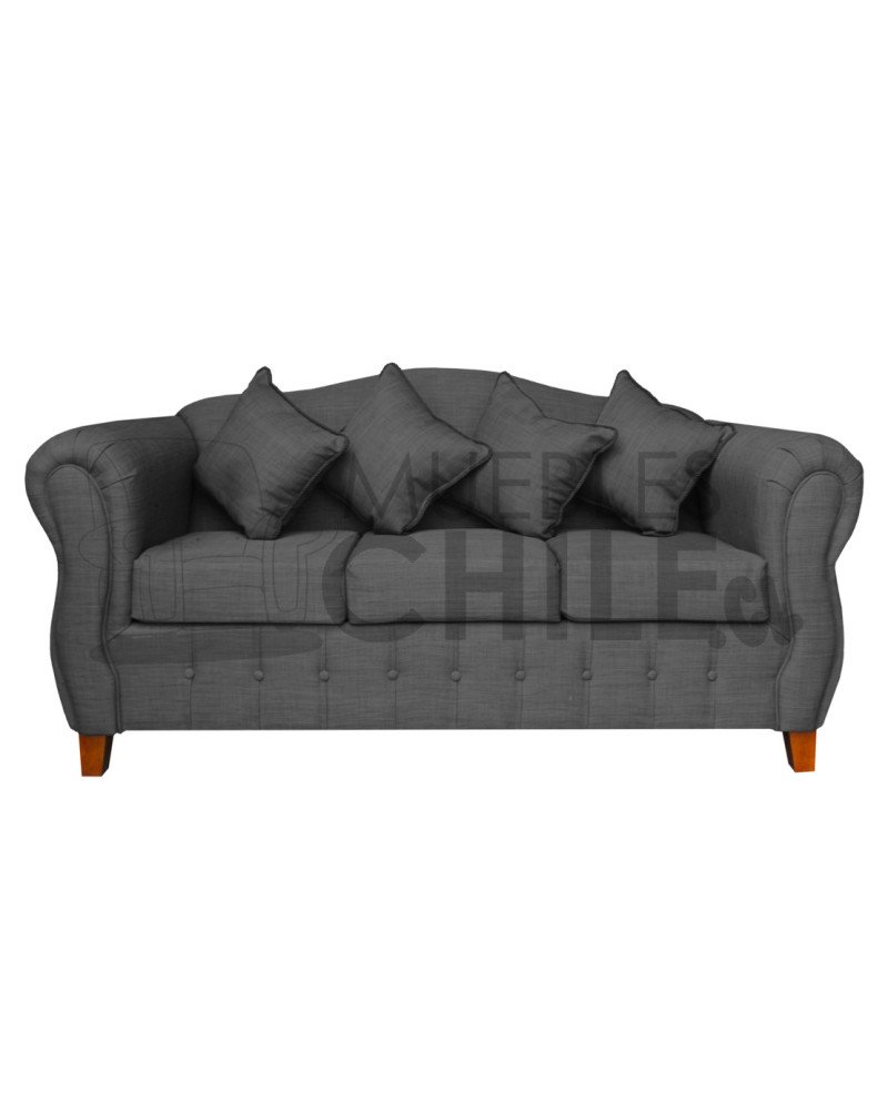 SOFA REINA ANA 3 CUERPOS LINO
