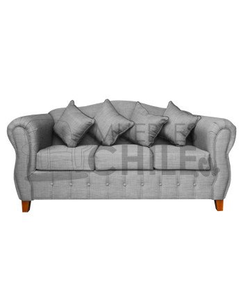 SOFA REINA ANA 3 CUERPOS LINO