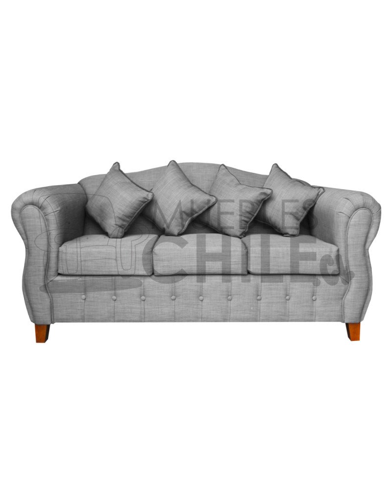 SOFA REINA ANA 3 CUERPOS LINO