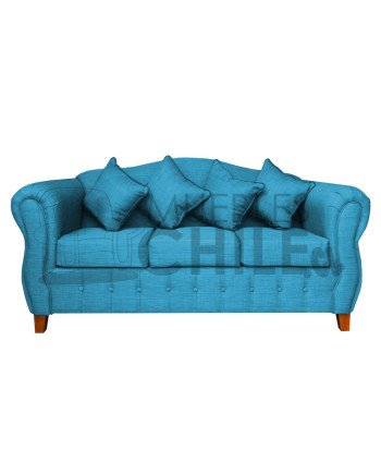 SOFA REINA ANA 3 CUERPOS LINO