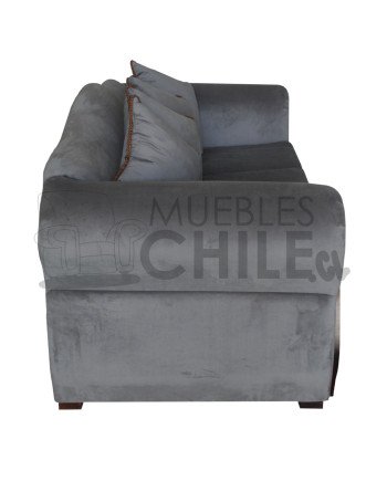 SOFA REINA ANA 3 CUERPOS MADERA FELPA