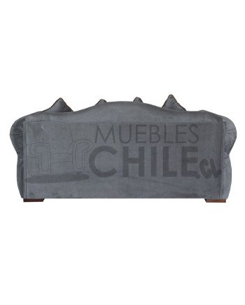 SOFA REINA ANA 3 CUERPOS MADERA FELPA
