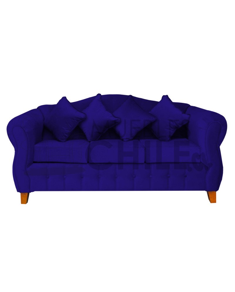 SOFA REINA ANA 3 CUERPOS FELPA