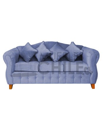 SOFA REINA ANA 3 CUERPOS FELPA