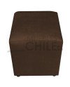 Pouf Liso Felpa X2– Asiento Tapizado en Felpa de Alta Resistencia