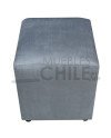 Pouf Liso Felpa X2– Asiento Tapizado en Felpa de Alta Resistencia