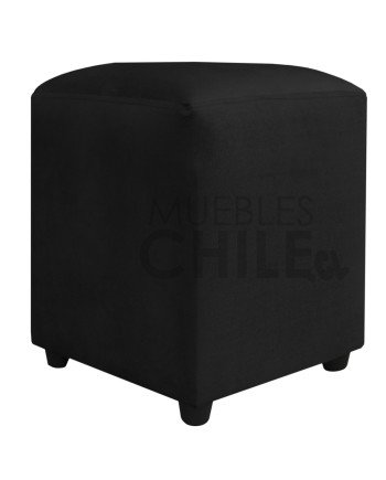 Pouf Liso Felpa X2– Asiento Tapizado en Felpa de Alta Resistencia