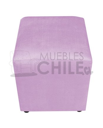 Pouf Liso Felpa X2– Asiento Tapizado en Felpa de Alta Resistencia