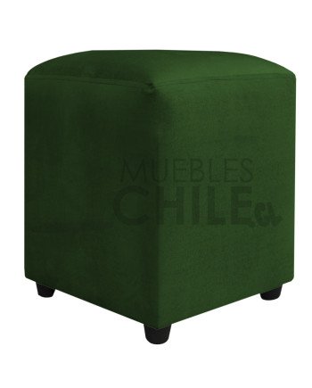 Pouf Liso Felpa X2– Asiento Tapizado en Felpa de Alta Resistencia