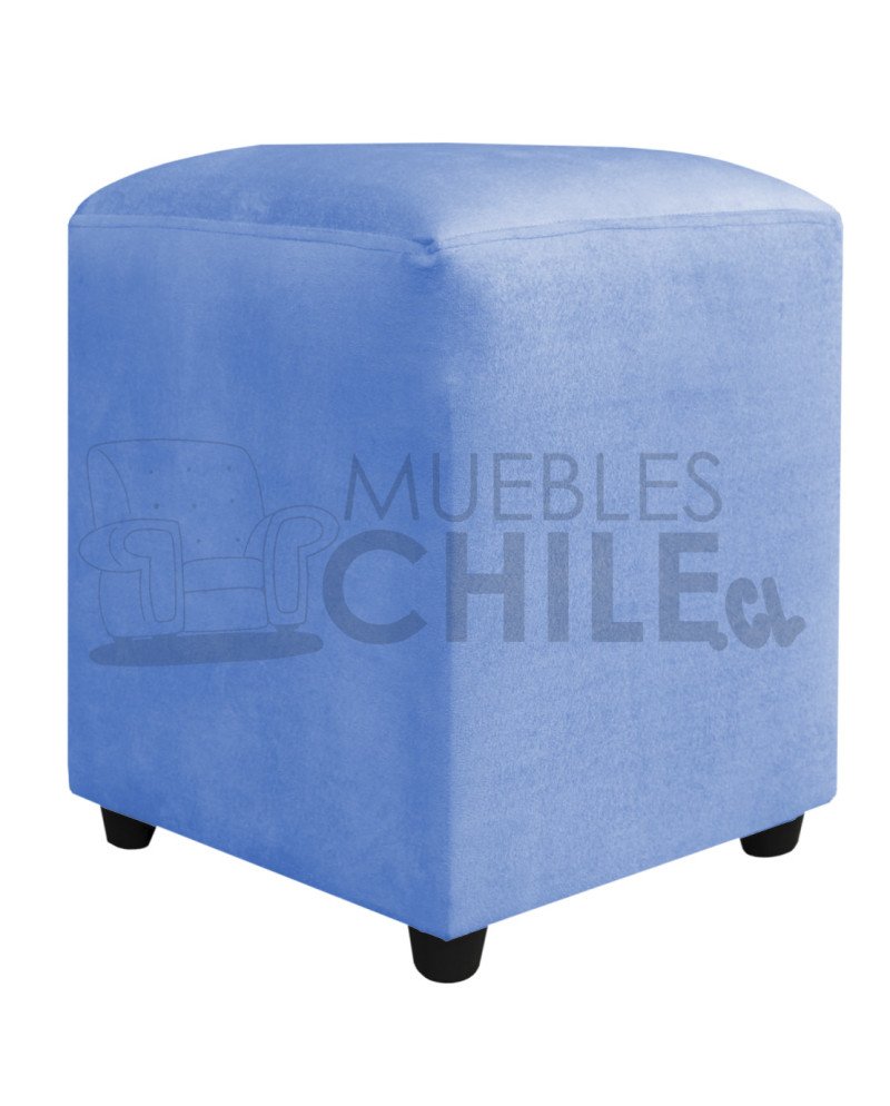Pouf Liso Felpa – Asiento Tapizado en Felpa de Alta Resistencia