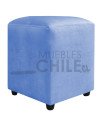 Pouf Liso Felpa – Asiento Tapizado en Felpa de Alta Resistencia